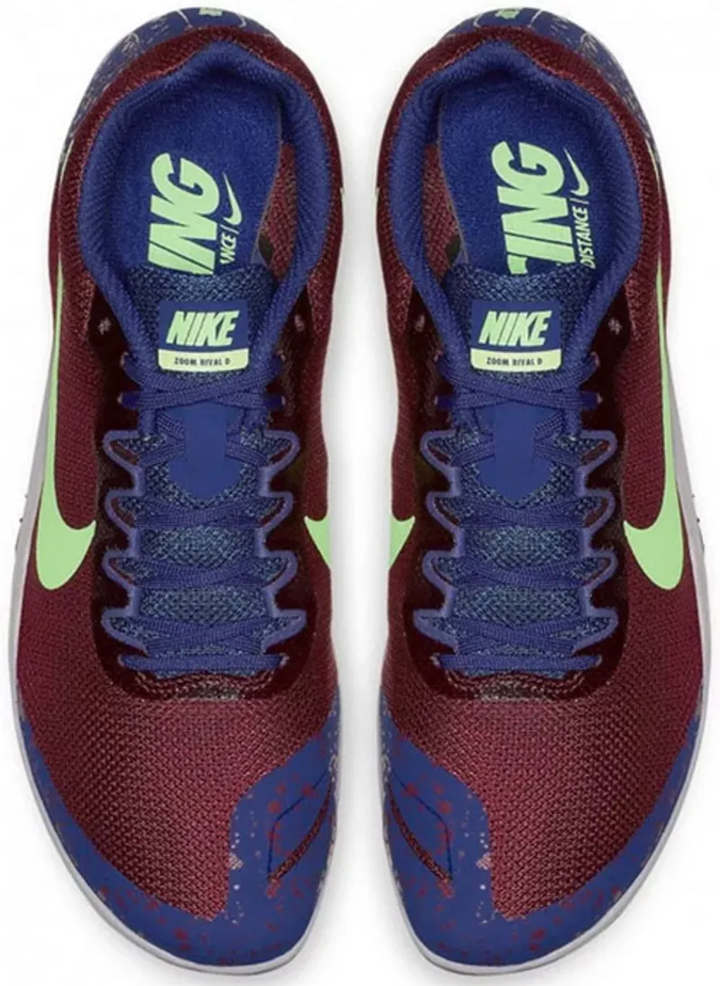 Nike Zoom Rival D 10 Bordeaux/Lime-3